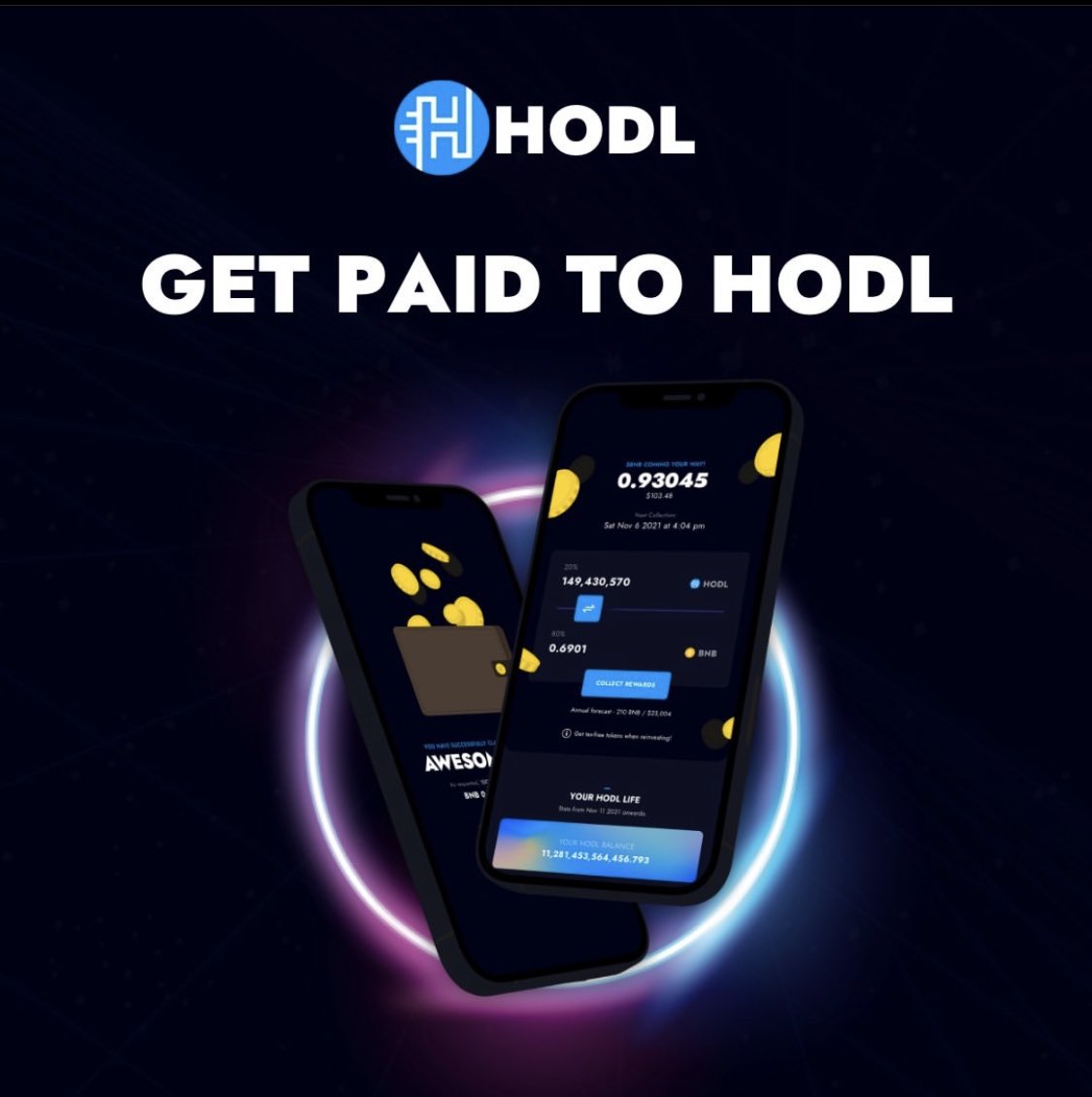 That's it!

#HODL $HODL #HODLers #BSC #BNB $BNB #DeFi #HODLtoken #HODLcoin #HODLers #HODLing #BSCgem #BSCgems