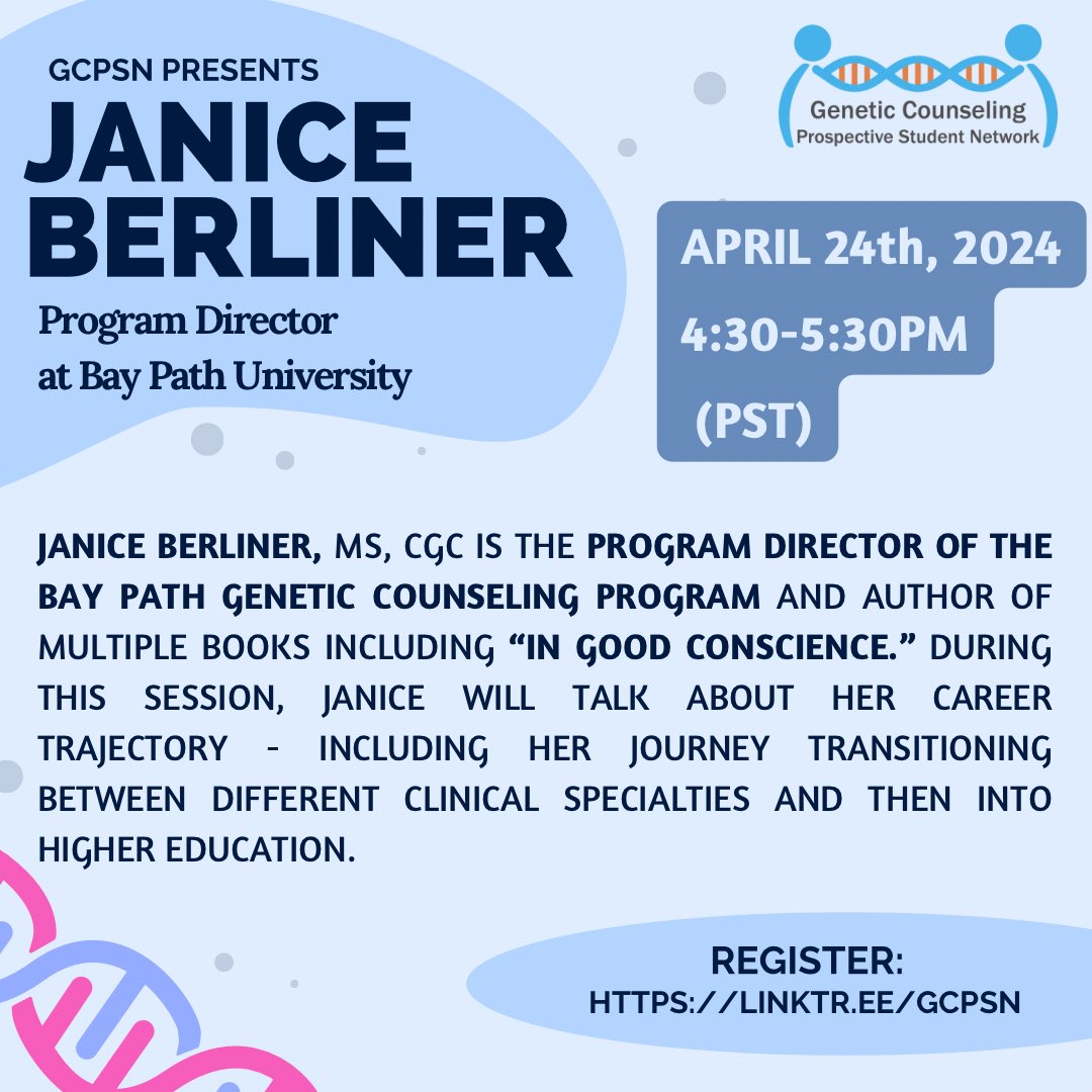 Genetic Counseling Prospective Student Network tweet media