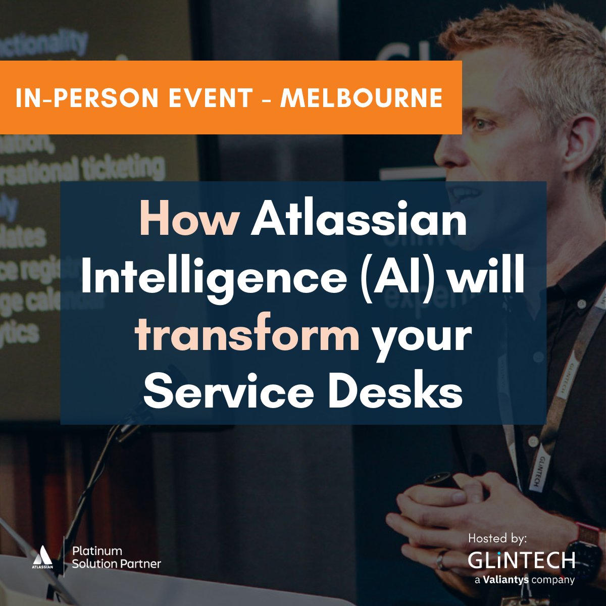 GLiNTECH's tweet image. Melbourne, get ready for our upcoming event on Atlassian AI&apos;s role in revolutionizing Service Desks! Join us to hear insights from industry leaders shaping the future of IT Service Desks🤖. Secure your spot now!⏳ 

bit.ly/3JktnsY

#glintech #atlassian #atlassianai