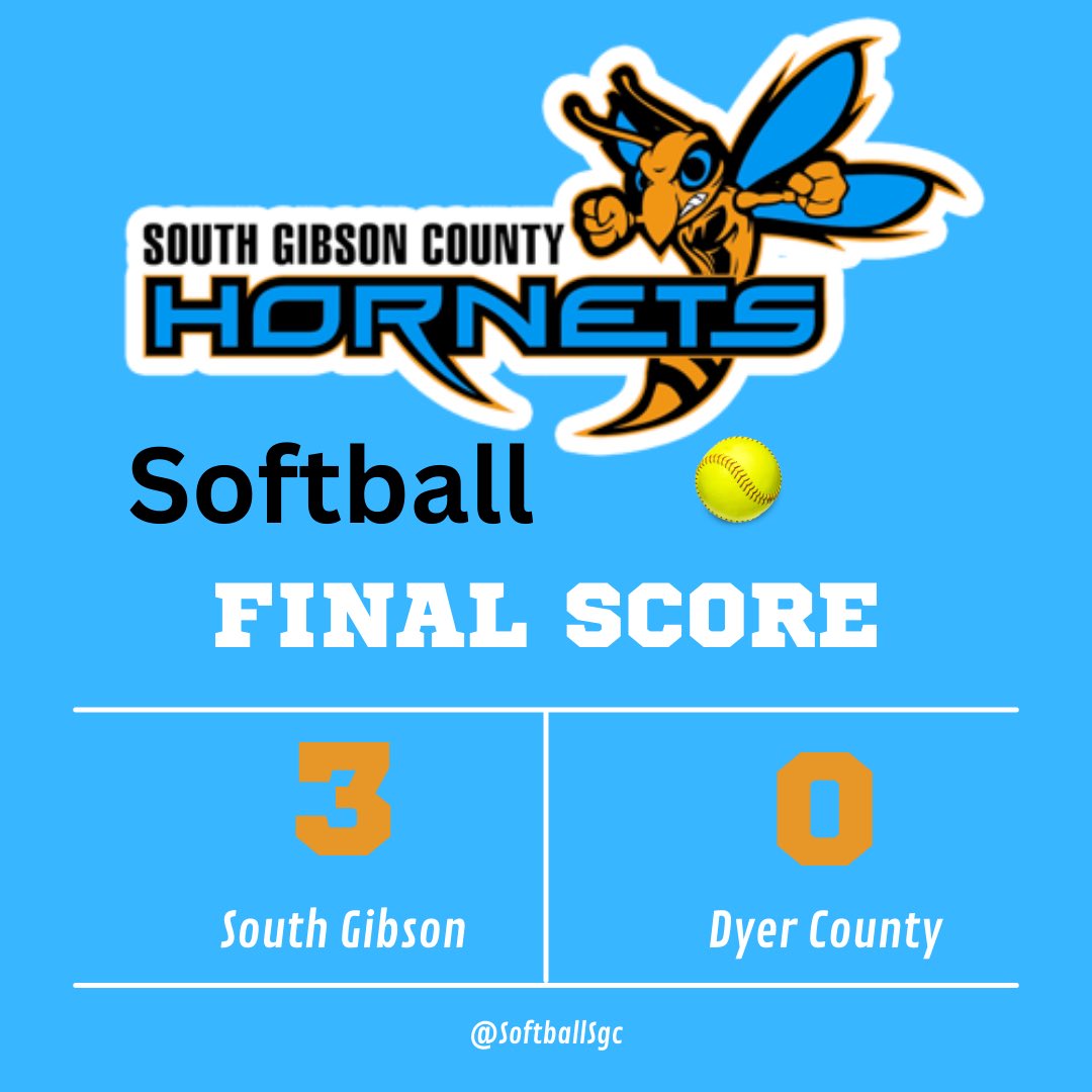 SoftballSgc's tweet photo. Ballgame SGC won 3-0 against Dyer Co’ https://t.co/6pLEPvcTE5