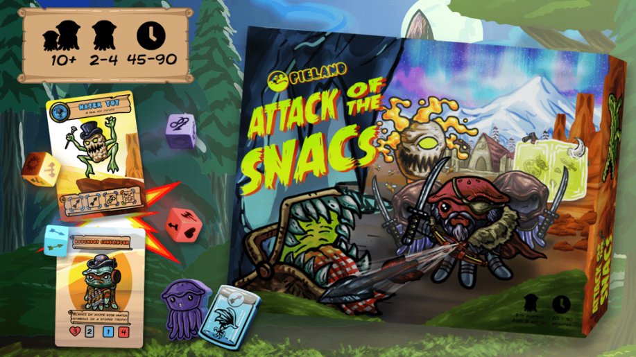 Pieland Giveaway! 🥧 I have one freshly baked copy of the newest @PielandWorld board game, Attack of the SNACs, to give away to celebrate their launch of the Kickstarter campaign! ❤️ Like and Repost 🥧 Follow @PielandWorld 🔗 kickstarter.com/projects/piela…