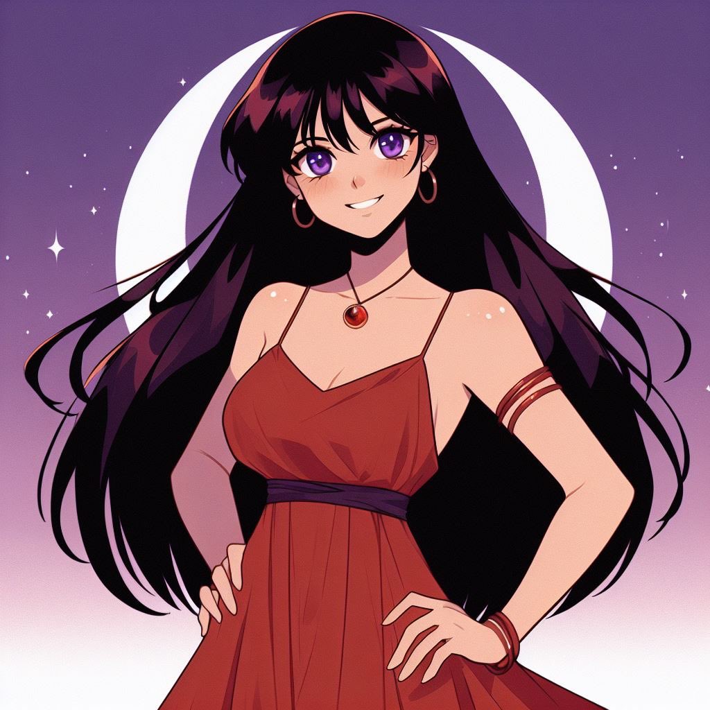 PiratePon's tweet photo. Princess Mars from Sailor Moon. (2/2) #sailormars #princessmars ##reihino #bingimagecreator https://t.co/6llVOYRxYB