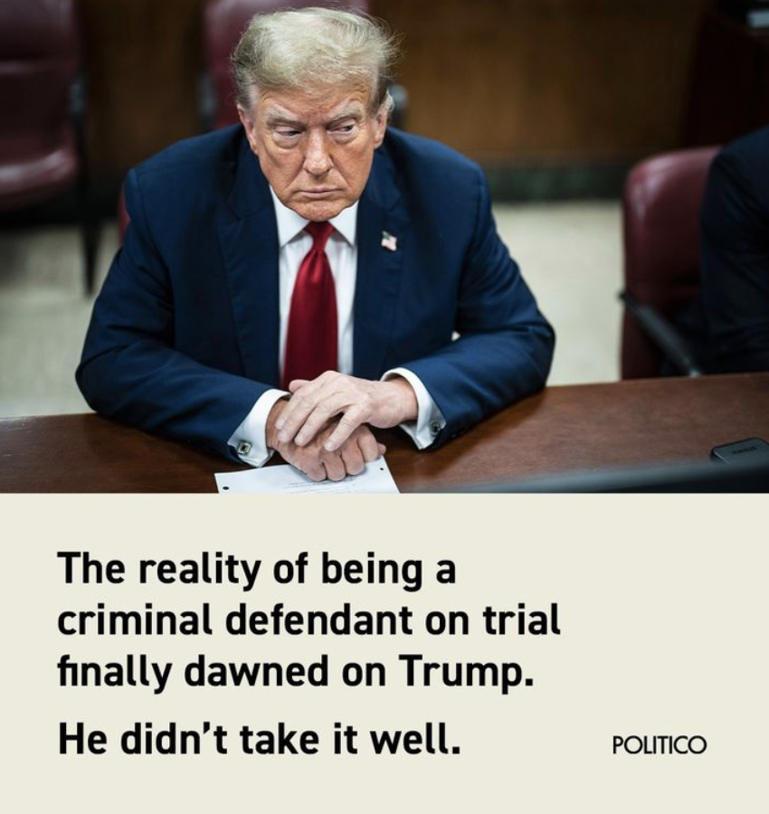 Donald Trump is learning a hard lesson: Criminal defendants don’t get to set their own schedules.

And the world's whiniest man-baby was not having it.

Read more here: bit.ly/3Jr3I1C

#ProsecuteTrump