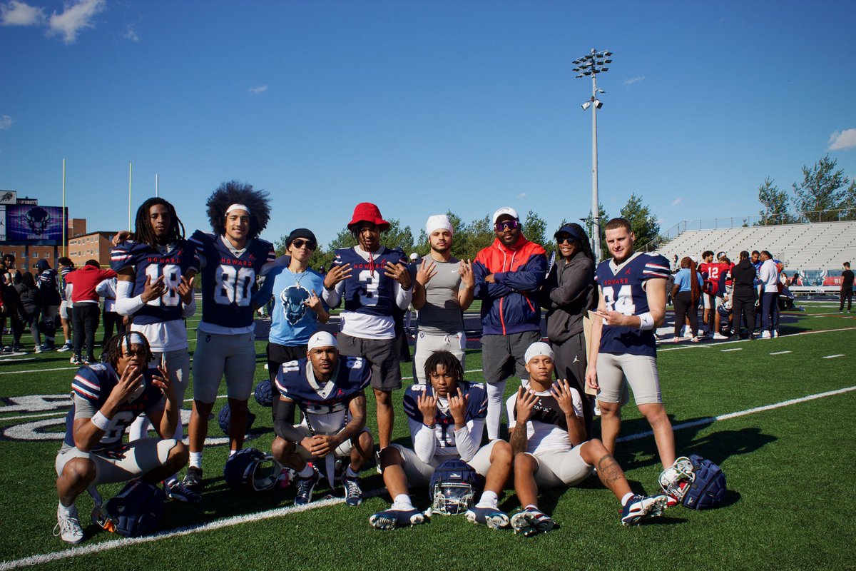 1st Spring in the books with the Squad as a position coach what a blessing🥶#HU#Bison