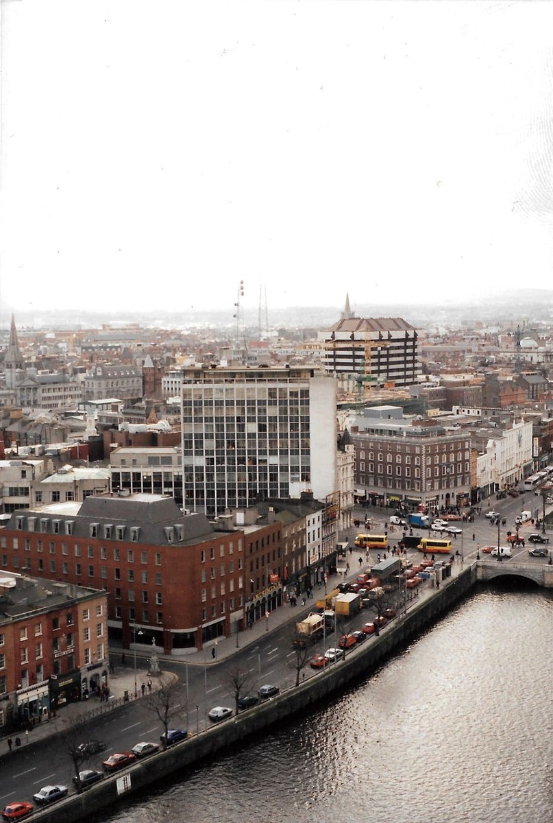 Dublin from the top of Liberty Hall, probably 96 or 97, cannot remember but still on film not digital