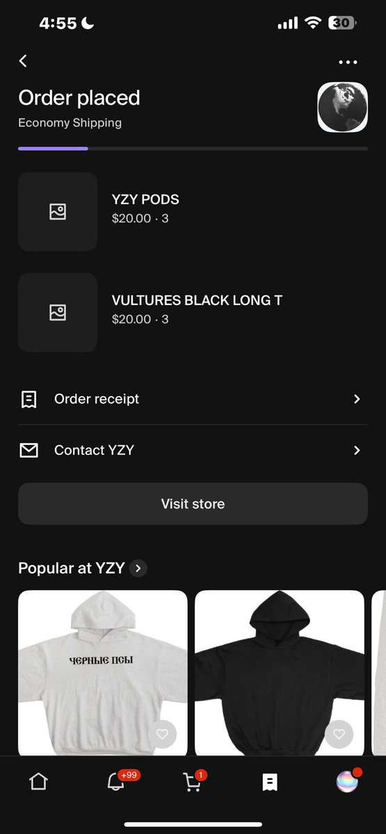 KuSaN1st's tweet photo. @yefanatics I also have been the same amount of time, ordered on feb 11th also asking for any updates but i get the same response, i just hope that it will comes in https://t.co/l6l7vi7OJT