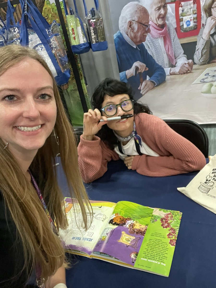 More signed books to add to our collection @CFISDAndre 🥳 @CyFairLibraries @AngelaCervantes @elizakinkz thank y’all! #txla24