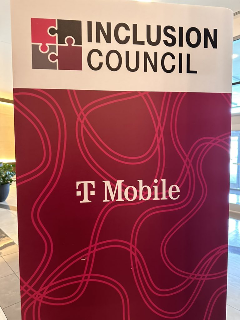 Day 1 of @TMobile Inclusion Council Conference in Frisco TX is a wrap! Humbled to be a part of such an amazing team and such a dynamic initiative. Proud to be representing team #TNKYWV this week! ❤️🔥