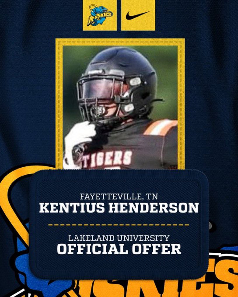 Blessed to reinforce my first offer from <a href="/LUMuskies/">Lakeland Athletics</a> <a href="/LaneTrain82/">Lane Peterson</a> <a href="/DCJ_15/">Daniel Johnson</a> <a href="/CCagle0104/">Chris Cagle</a> <a href="/Trey35Hayes/">👀</a>