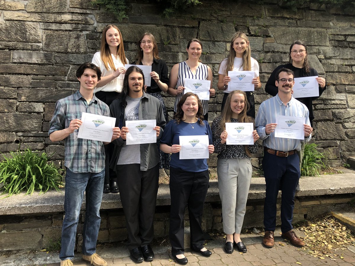 Congrats to all the 2024  <a href="/CSETAC/">Carolinas SETAC</a> student presentation awardees!!