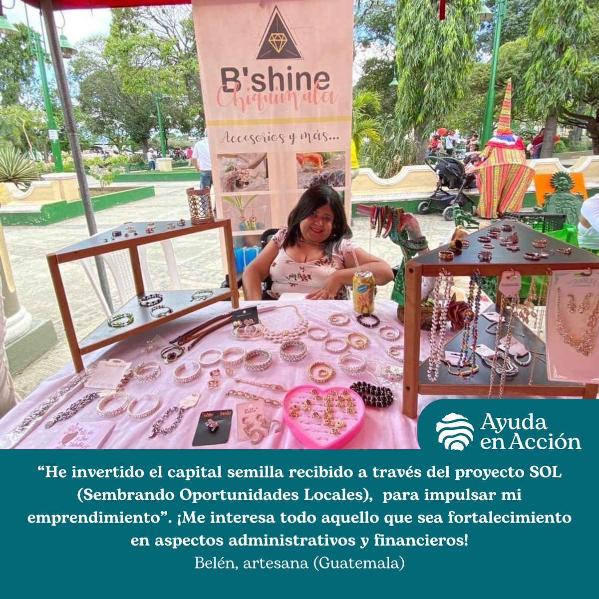 AyudaenAccionGT's tweet image. #DiaMundialDelEmprendimiento 
¿Emprender es fácil?
Desde @ayudaenaccion  apoyamos a las comunidades para que puedan participar de una forma activa en un modelo de desarrollo económico que permita alcanzar un equilibrio sostenible.

#ProyectoSOL #DesarolloEconomico