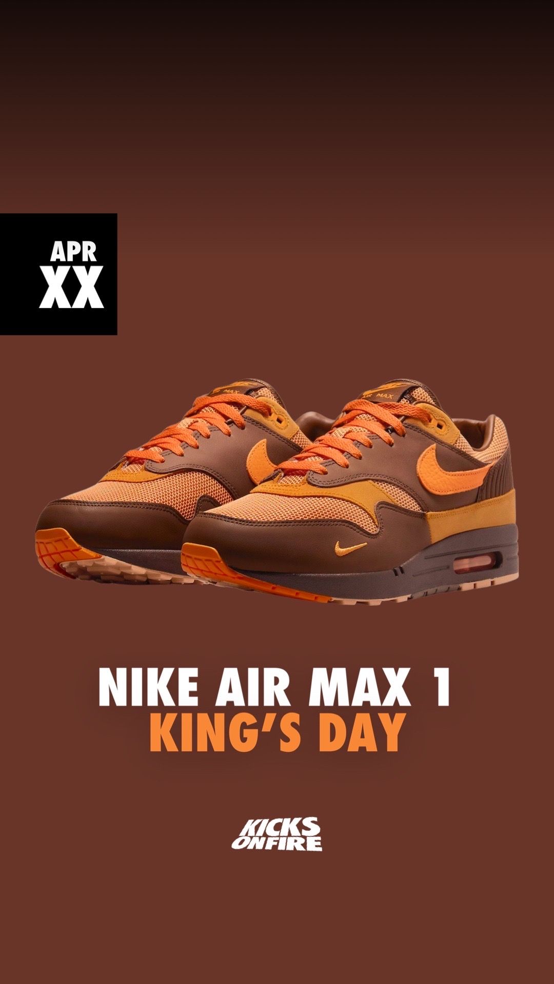 KicksOnFire on X Nike Air Max 1 King s Day dropping soon Will you add to your collection https t WBOQAclBBb X