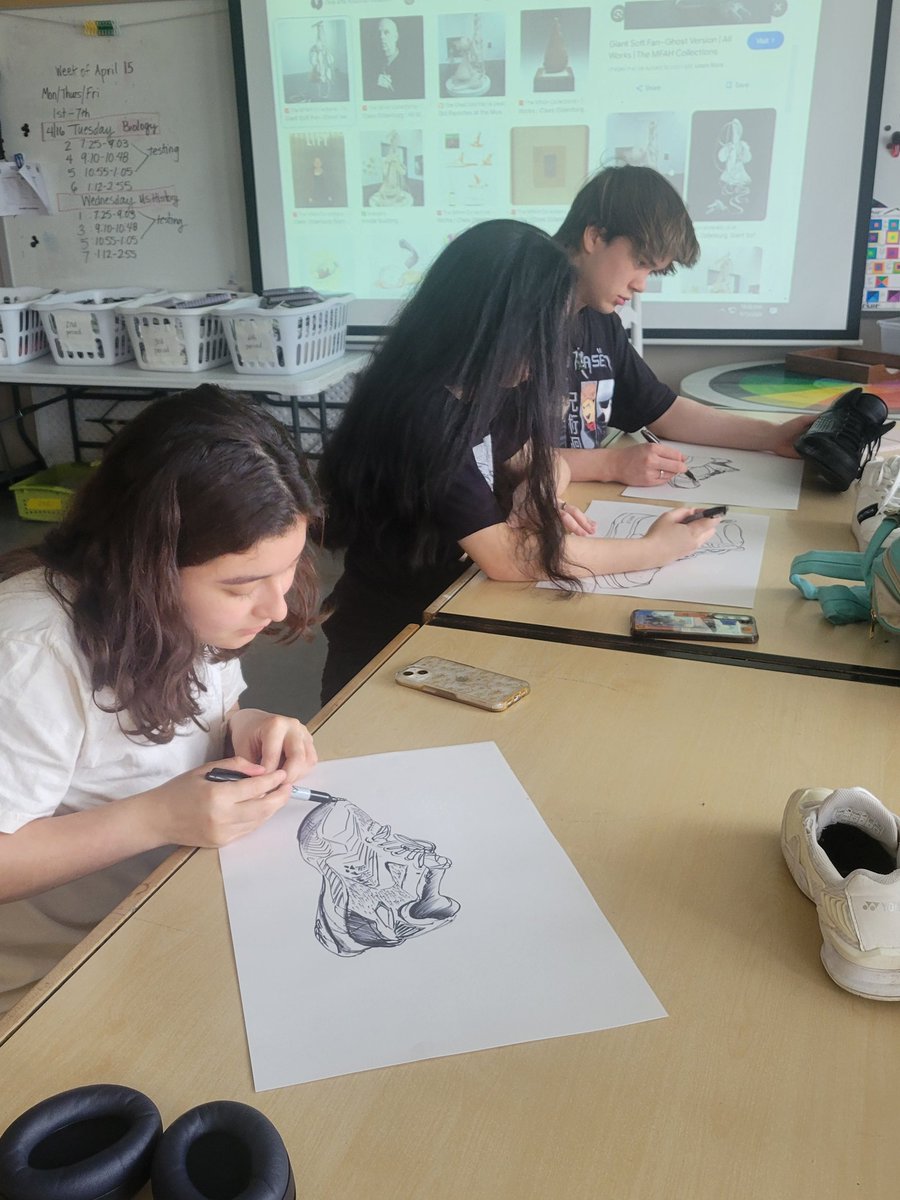 SCHS_Burd's tweet image. A little late,  but THANK YOU, Cheryl Evens, for your visit,  knowledge &amp;amp;  inspiration!
#visitingartist @HumbleISD_SCHS @VisualArtHumble