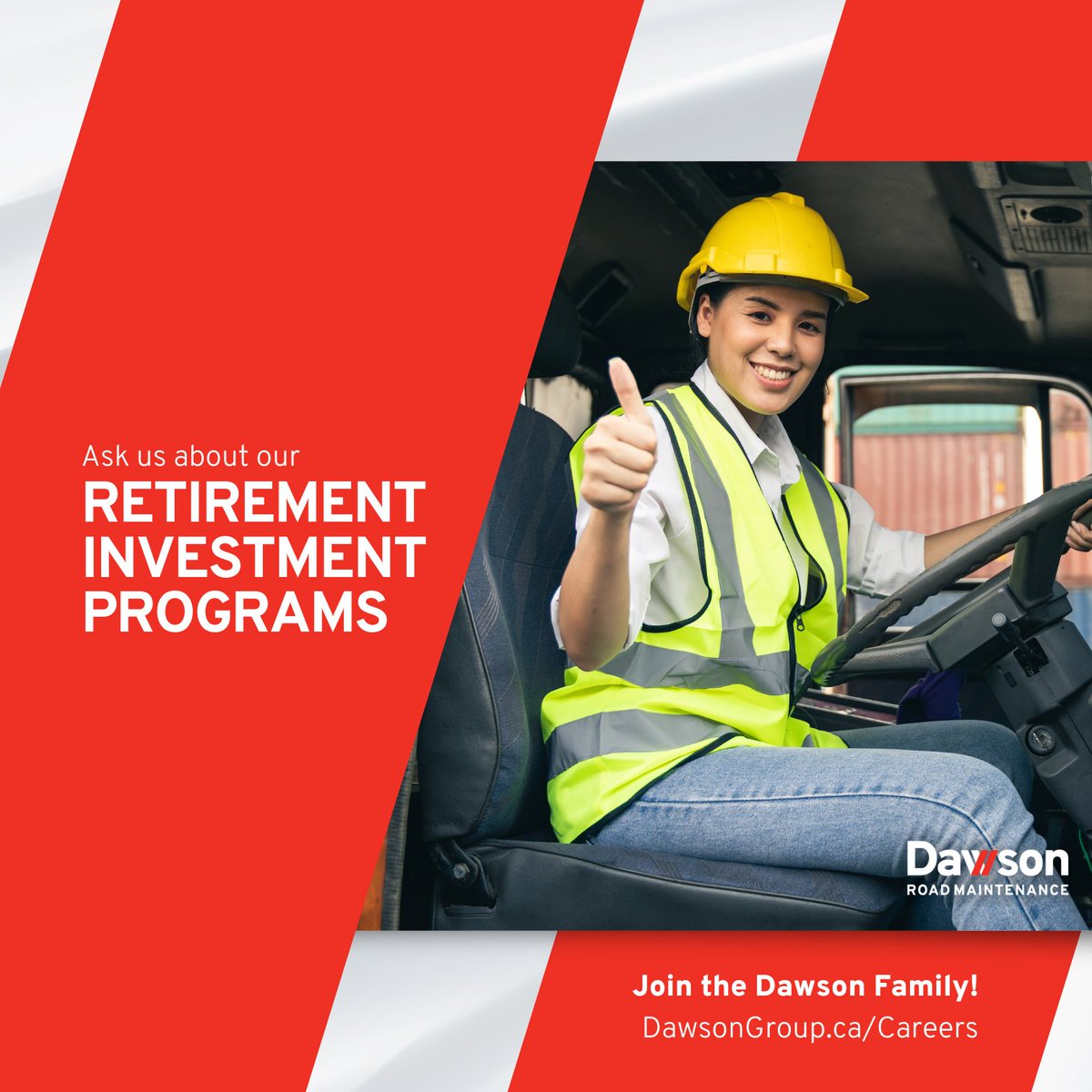 At Dawson Group, ensuring that we take care of our employees now, and in the future, has always been fundamental. 

Interested in hearing more? Apply now to start the conversation!

DawsonGroup.ca/Careers

#DawsonCareers #CareerPlanning #WorkBC #BCjobs #Employment #Hiring