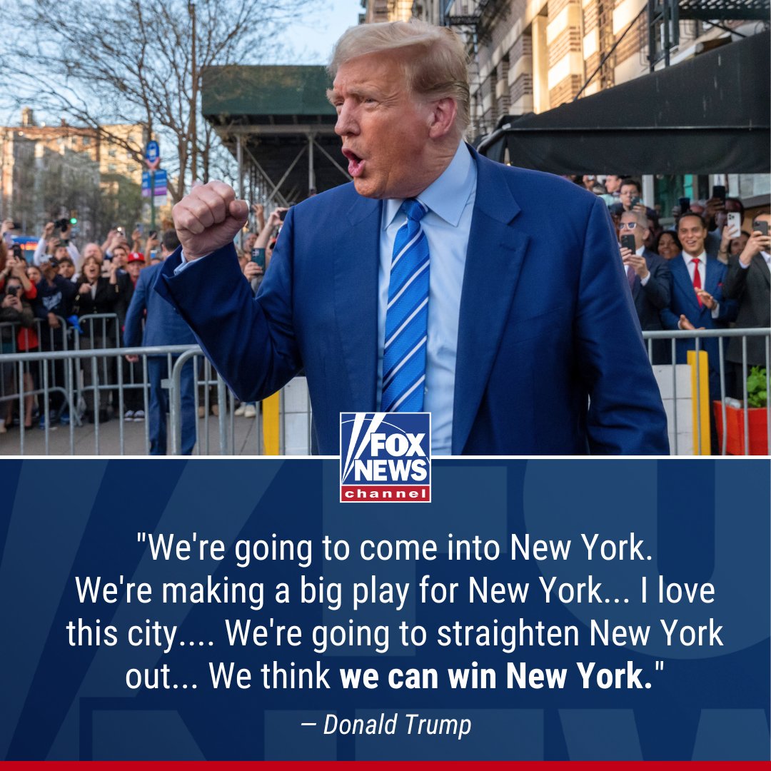 'FOUR MORE YEARS': Trump makes prediction about the 2024 election, claiming the criminal trial in New York is having a 'reverse effect' on his campaign. The latest: trib.al/2YlTJ8n