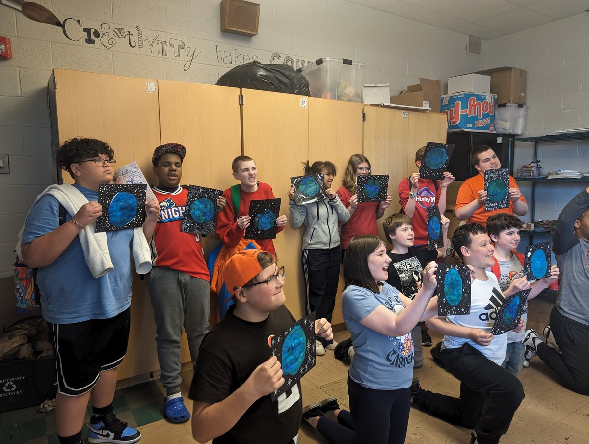 Another successful art club! 🎨🖌️ Thank you <a href="/mrsroyko/">Stephanie Royko</a> 🫶🏻 #mychoicewilloughbyeastlake