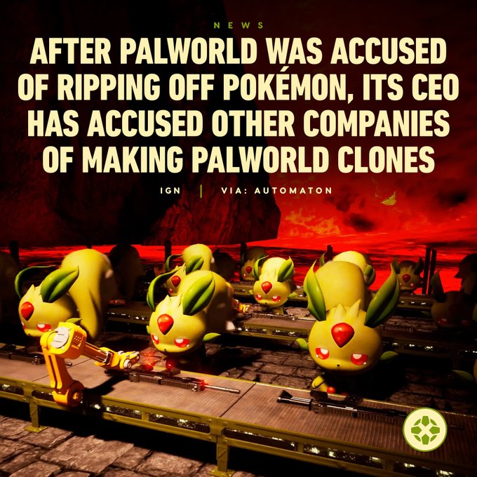 After Palworld Was Accused of Ripping Off Pokémon, Its CEO Has Accused Other Companies of Making Palworld Clones