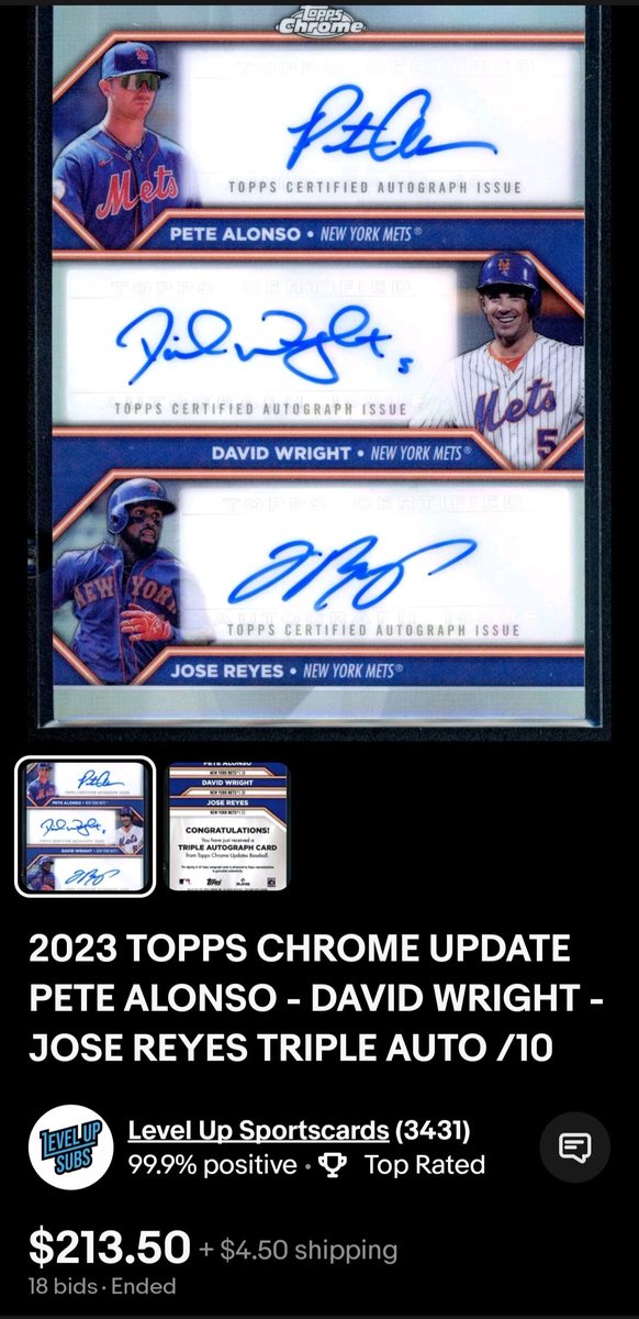 BTVDude's tweet photo. @parsons1024 @CardPurchaser The /10 version sold for $213. 
I'd ask $500 or Best Offer.
I'd bet you can get $400+ https://t.co/goTQrfMatj