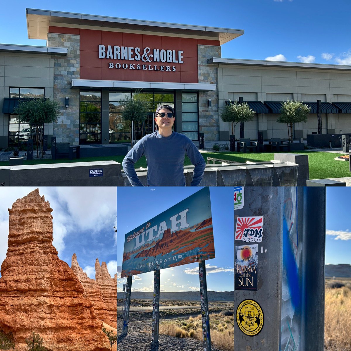 BrandonYKBoey's tweet photo. Copies of #KarmaoftheSun now available at @BNRedCliffs in St. George, Utah! https://t.co/UO3YKzfKVY