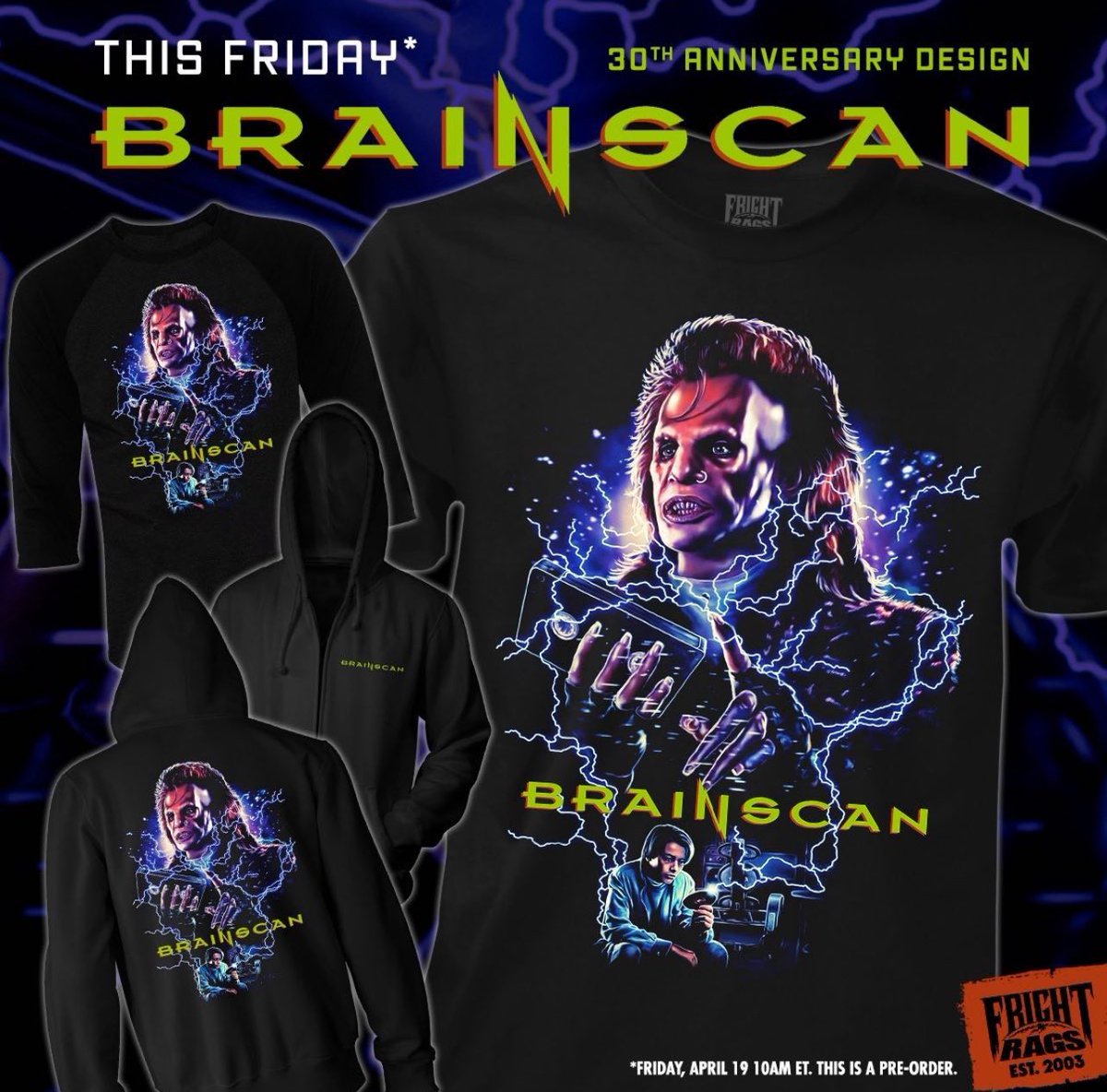@carouselshotgun This Friday you can get a shirt to remember the weird primus-loving video game demon from Fright Rags