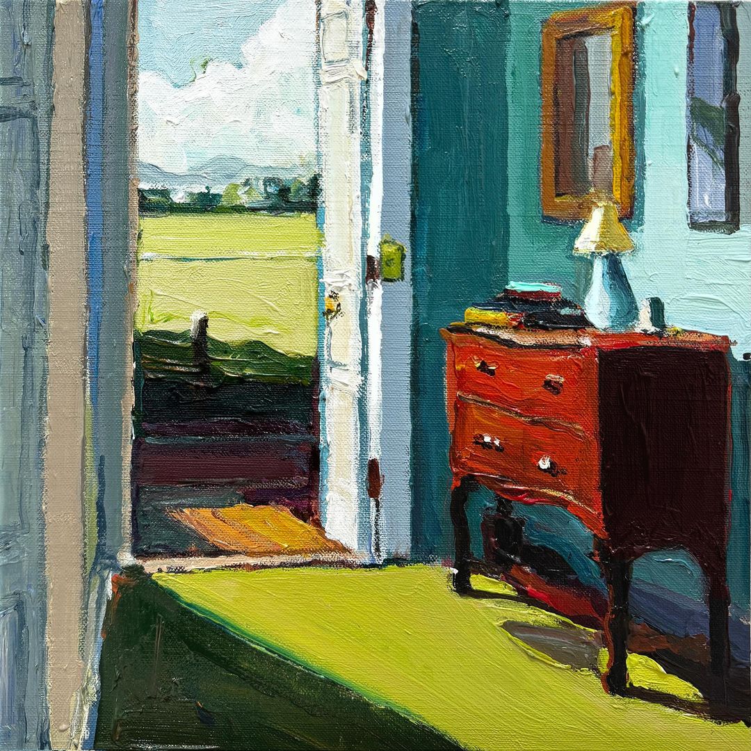 We had a lot of antiques and old furniture in our house when I was growing up…

“The Mahogany Sideboard”, 30X30cm, acrylic on linen board.

#antiquefurniture #interiorpainting #richardclaremont #artfordesigners #artforyourhome