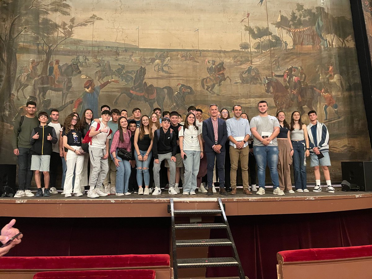 IES_Juan_Cierva's tweet photo. La Banda de Música de nuestro instituto se encuentra esta semana en Barletta (Italia) donde va a realizar un concierto con la Orquesta del Liceo A.Casardi de Barletta con un repertorio musical que pretende sensibilizar al público sobre el respeto al medio ambiente https://t.co/pT8YCqkI9u