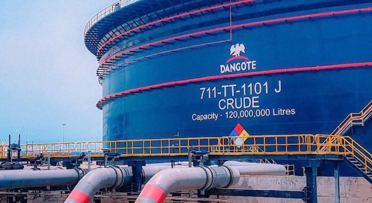 Dangote crashes Diesel price from N1,200 to N1,000 per litre.