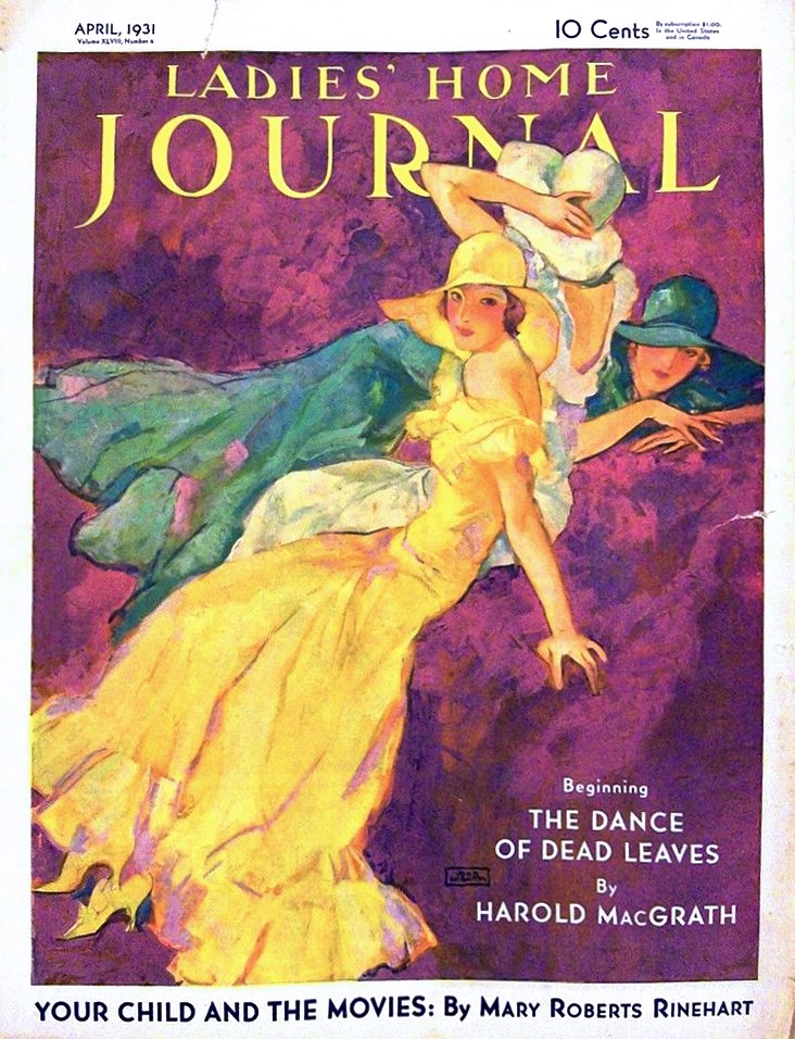 In #APRIL 1931
Cover of Ladies’ Home Journal, April 1931
Illustration by John LaGatta (1894-1977)
#illustration #illustrationart #illustrationartists #JohnLaGatta #womensfashion #HayesCode