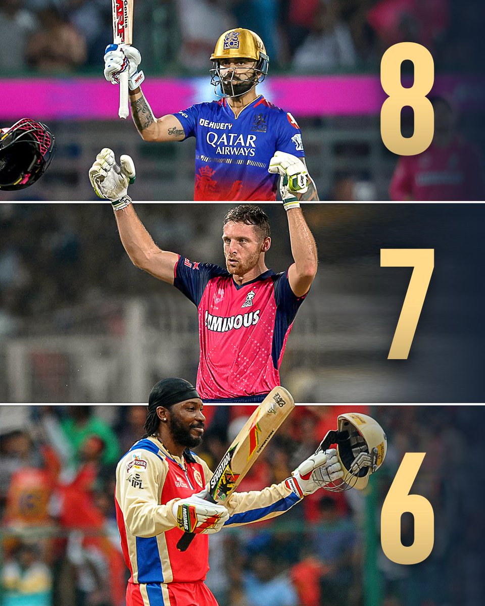 Jos Buttler moves to second in the IPL century leaderboard 🥈💪 #IPL2024