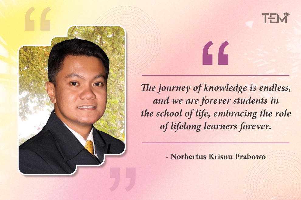 TheEducationMag's tweet image. “The journey of knowledge is endless, and we are forever students in the school of life, embracing the role of lifelong learners forever.” – Norbertus Krisnu Prabowo

Read More: tinyurl.com/bp8ybhs6

#Cradle #LifeLearning #quoteoftheday #wednesdaymotivation #lifelessons