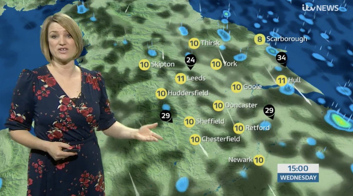Good morning. #Weather: Dry & bright start. Patchy cloud developing with occasional blustery showers, heaviest and most frequent across eastern parts. Highs to 11°C but feeling colder, especially along the coast. @kerriegosneyTV has the details: itv.com/news/calendar/…