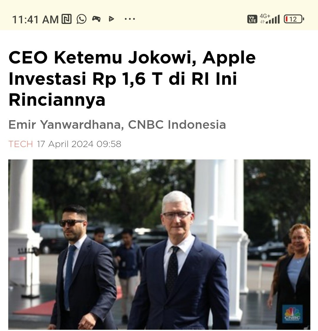 ekokuntadhi1's tweet photo. Sudah ketemu Presiden, investasinya cuma Rp1,6T?

Busyet. Harvei Moeis dan Herlina Lim yang gak pernah ketemu Jokowi aja bisnisnya mencapai Rp271 T. Masa Apple gak ada seujung kukunya. 

"Tapi Herlina Lim pernah ketemu anak Presiden kan? "

"Videonya udah dihapus... " https://t.co/VSGiDRhpoF