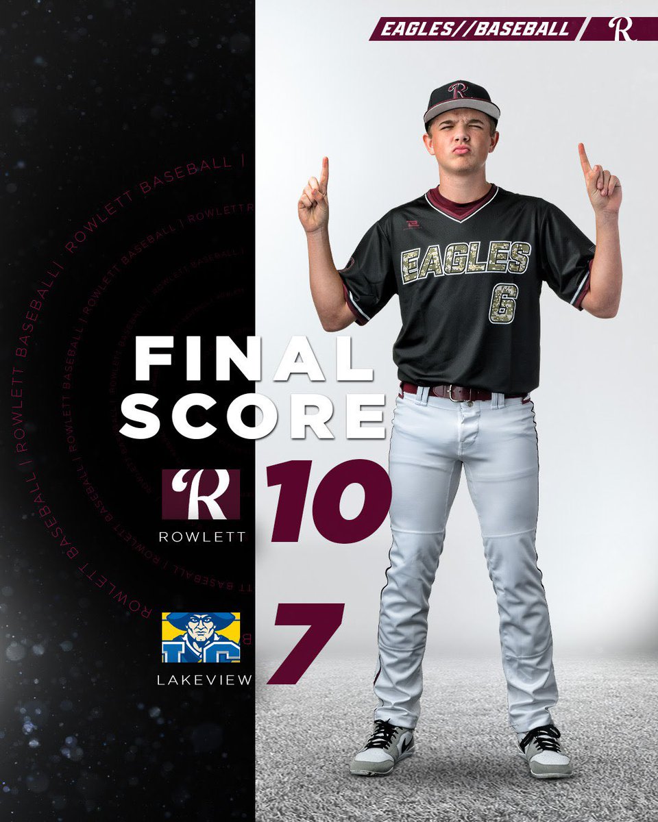 Great team win tonight in extra innings to get the sweep! Eagles are 🔥🔥
@RHS_Eagles @LETTNATION
