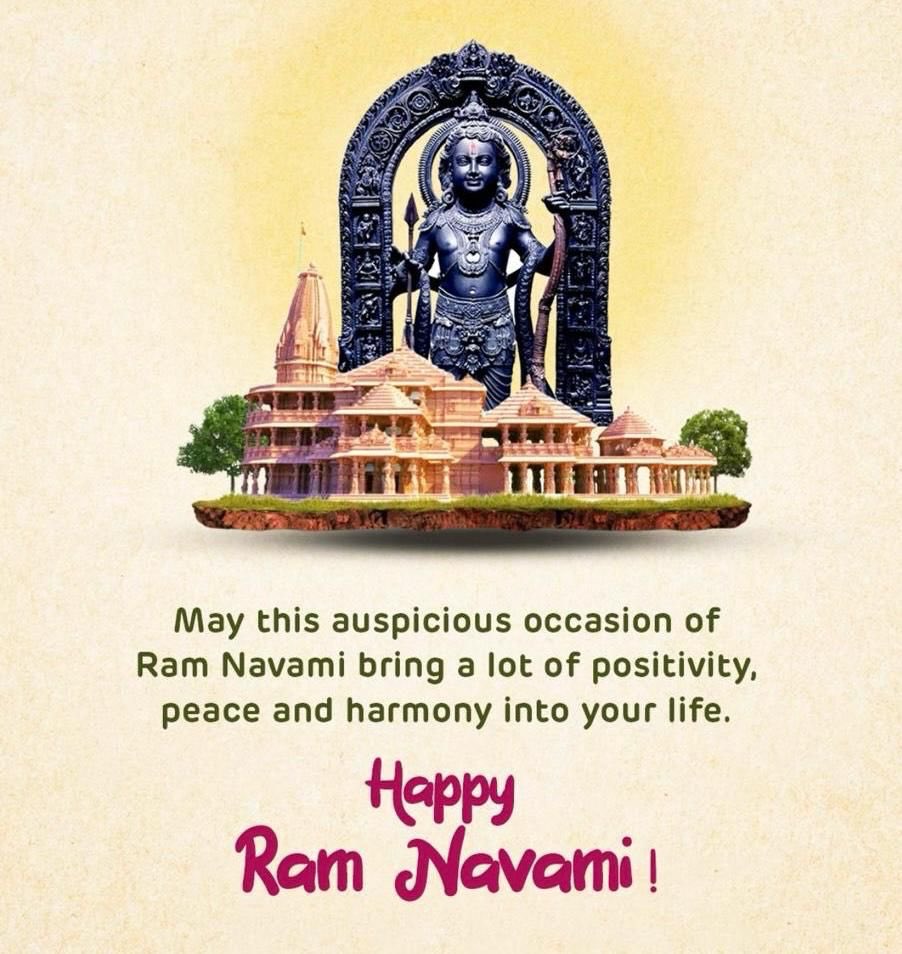 Shri Rama Navami greetings to all!!! Let's walk the path of righteousness together and sow seeds of harmony everywhere we go. #JaiShreeRam #RamNavami #Ramlalla #AyodhaRamMandir