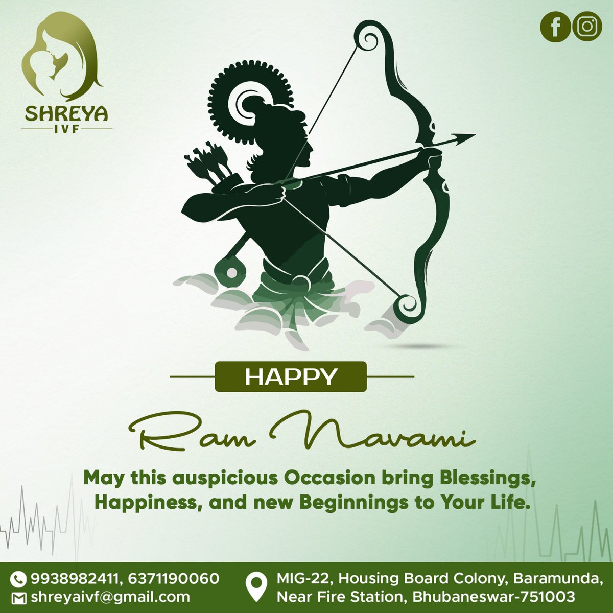 Shreya IVF Centre wishes you all a joyful Ram Navami!

#HappyRamNavami #रामनवमी #ramnanavami #sriram #lordram #ramnavami2024 #ramgarh #jayshreeram #jaysriram #bajranbali #jai #shree #ram #explore #shreyaivfbaby #shreyaivf #shreyaivfcentre #Bhubaneswar