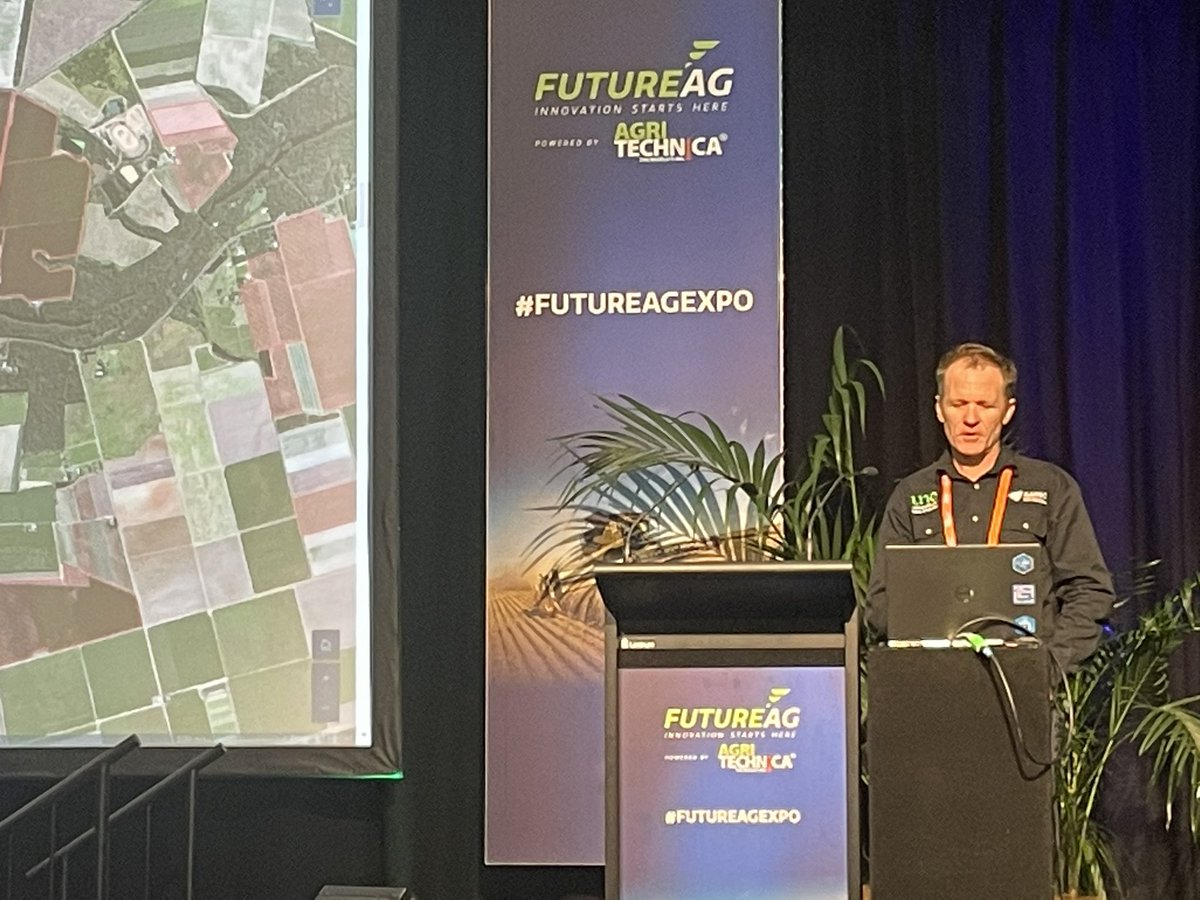 Great presentation #futureagexpo showing the power of spatial mapping in Agriculture @megdog77