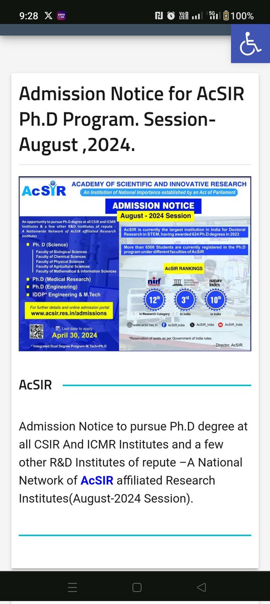 Interested in doing a PhD in Obesity and metabolic disorder! Join my lab @csiriiim Jammu. Apply through AcSIR portal.