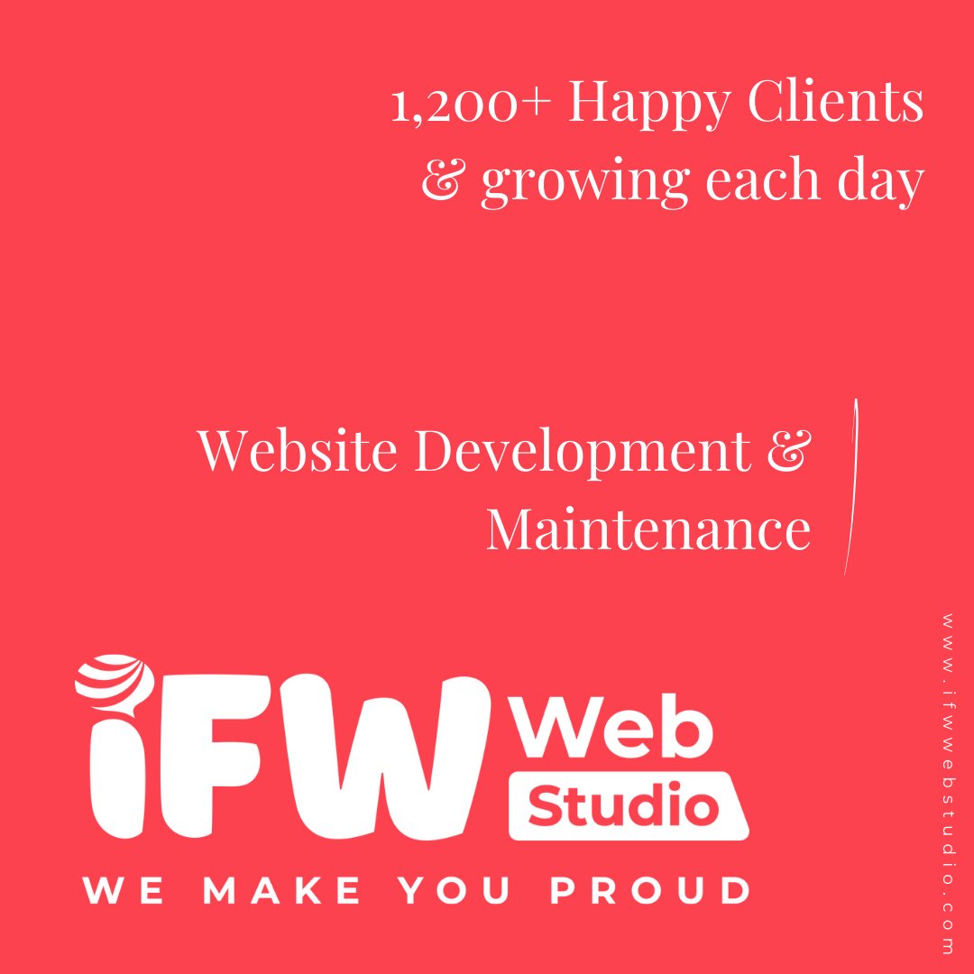 IFWWebStudio's tweet image. Transforming failures into triumphs, cultivating resilience. Empowering entrepreneurs to thrive.

#WeMakeYouProud #EntrepreneurLife #IFWWebStudio