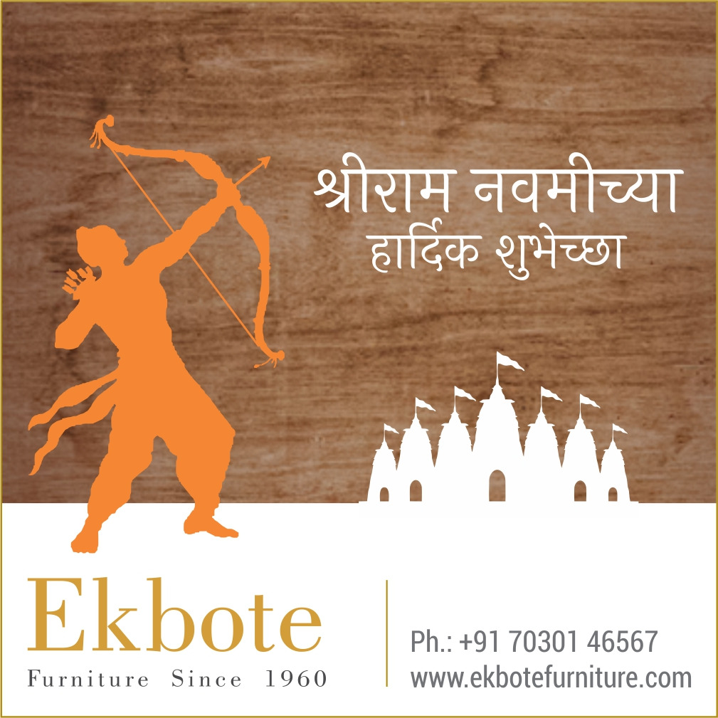 May Lord Rama bless you and your family and fill your home with happiness, prosperity and health. Happy Ram Navami! 

#ekbotefurniture #woodenfurniture #ramnavami2024