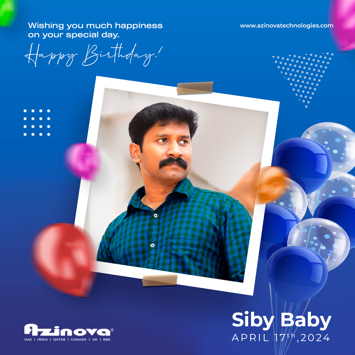 Happy Birthday, Siby Baby! 🎉 Wishing you a wonderful day and an incredible year ahead!

#happybirthday #birthdayboy #birthdaywishes