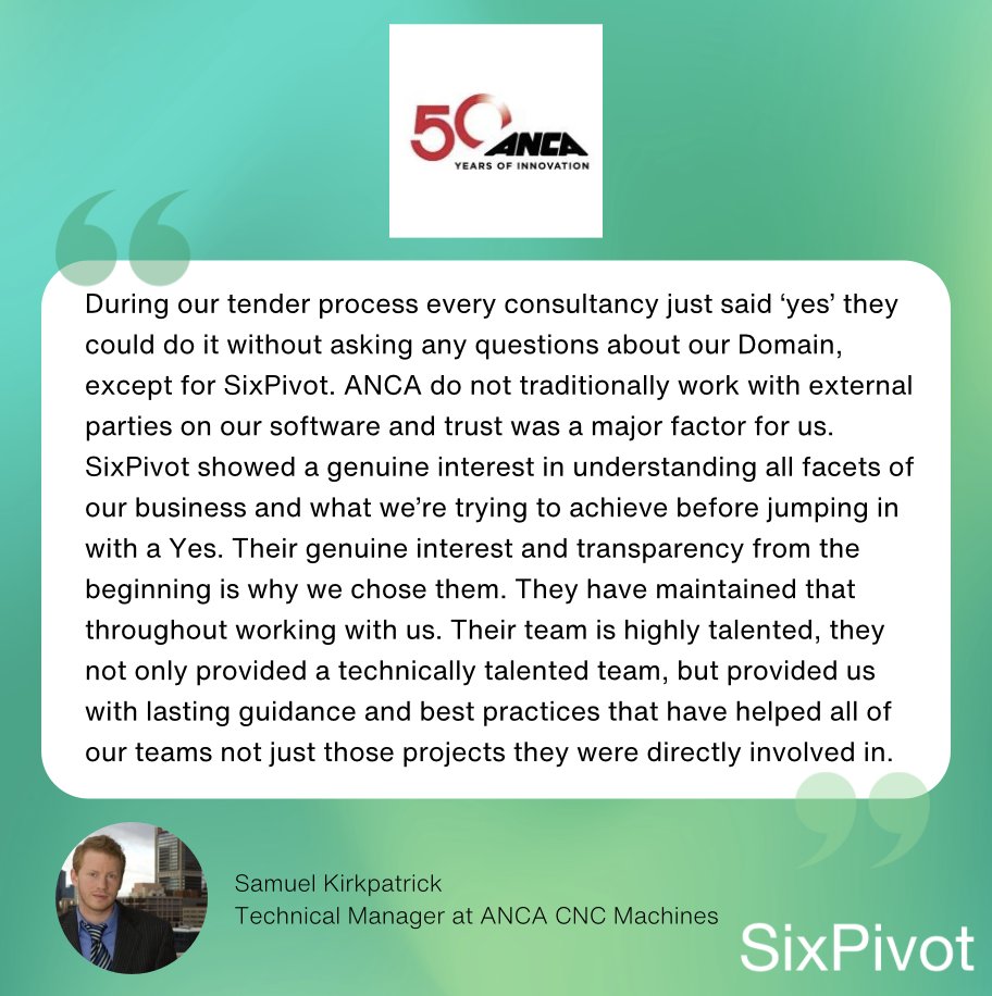 We're blushing ☺️ <a href="/ANCACNCMachines/">ANCA CNC Machines</a> and Samuel Kirkpatrick thank you thank you 🙏