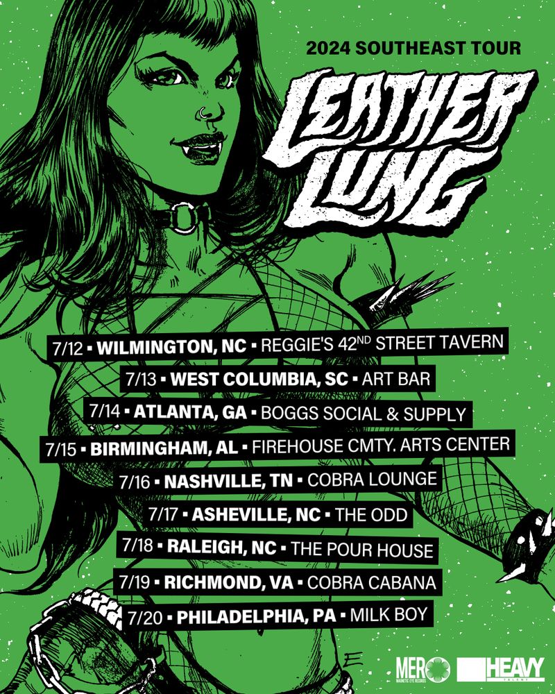 LEATHER LUNG have announced new US live dates for this summer!