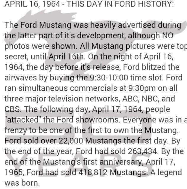 What tomorrow is about. Its why @OdessaCollege does its Ford Day on National Ford Mustang day. Come by tomorrow between 8am and 4pm to find how you can become @NewFordTech .