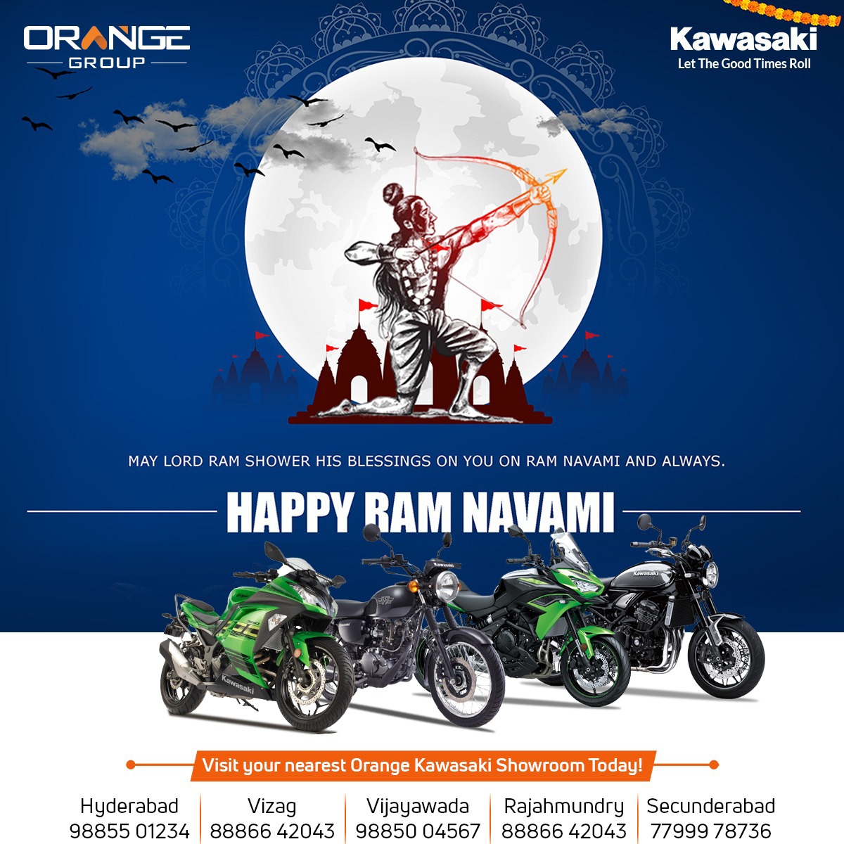 #OrangeKawasaki #ikm #kawasaki #kawasakininja #Hyderabad #vizag #vizagcity #vijayawada #Rajahmundry #JaiSriRam #HappySriRamaNavami