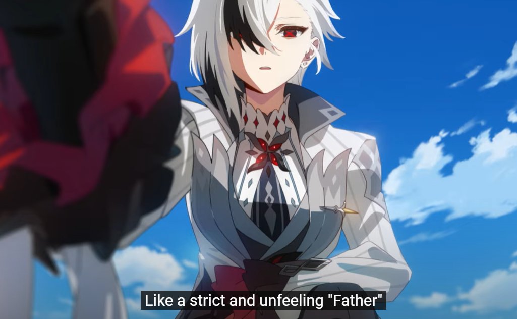 windflowerlia's tweet photo. crucabena appeared warm, gentle, and motherly towards the orphanage kids - which we learned was all a fake persona. she never truly cared, only pretended to.

arlecchino actively tries to be the opposite of what she was. https://t.co/rZkVK58mRQ