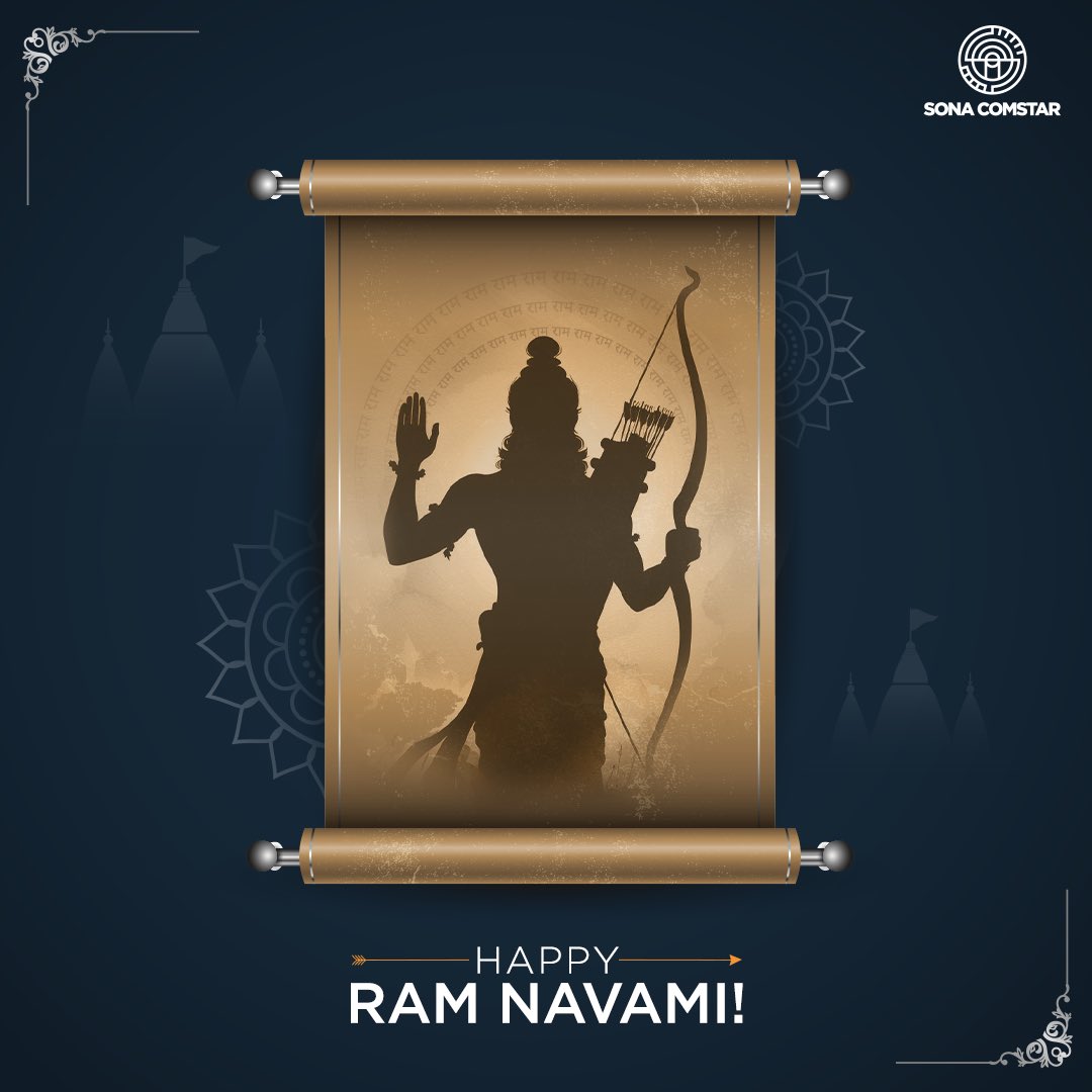 Best wishes to all on the auspicious occasion of Ram Navami. May the divine blessings of Lord Rama bring prosperity, joy, and peace to all! #RamNavami