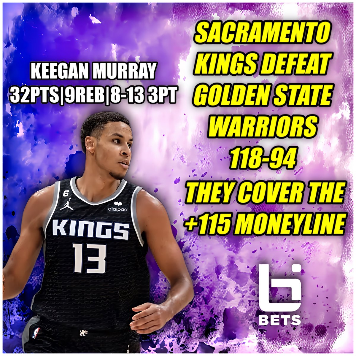 The Sacramento Kings get their revenge against the Warriors as +115 ML underdogs 👀 They are moving on to play the Pelicans #NBAPlayINTournament