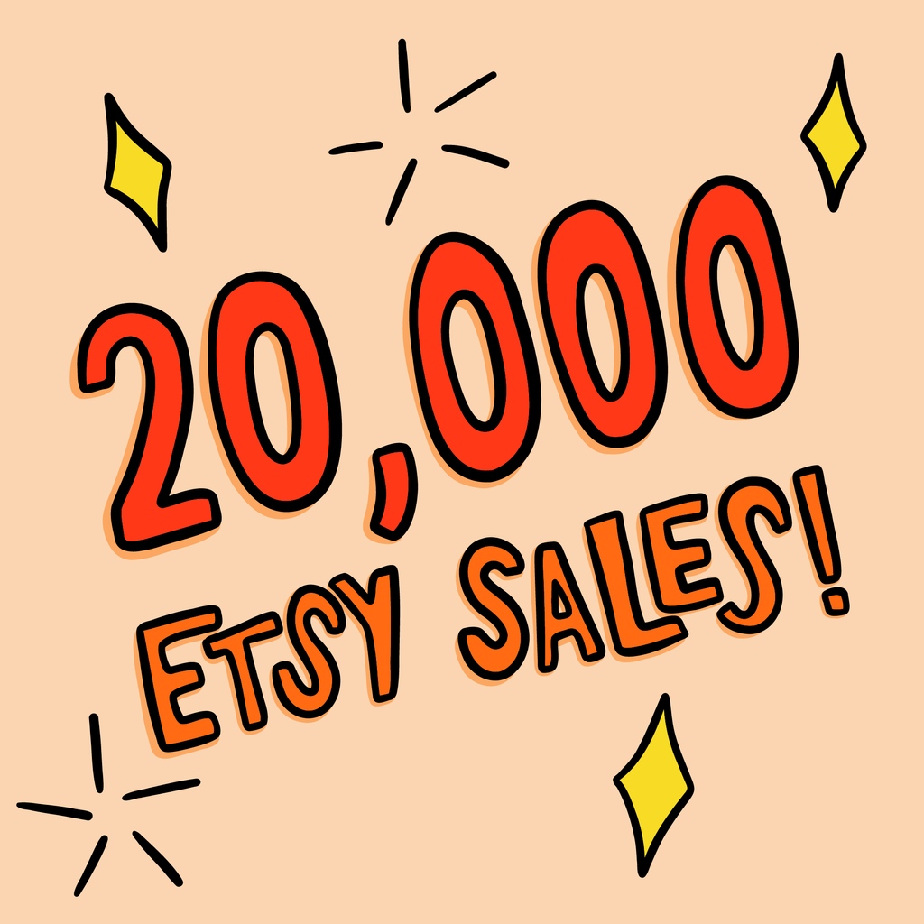 I’ve recently reached a huge milestone for my business… 20,000 Etsy sales 😵 wowwwww, I can’t actually believe I’ve made it to that figure 😍

#teepeecreations #etsyseller #etsyshop #etsy #milestone #smallbusiness #girlboss #smallbiz #shopsmall #mycreativebiz #modernmakers