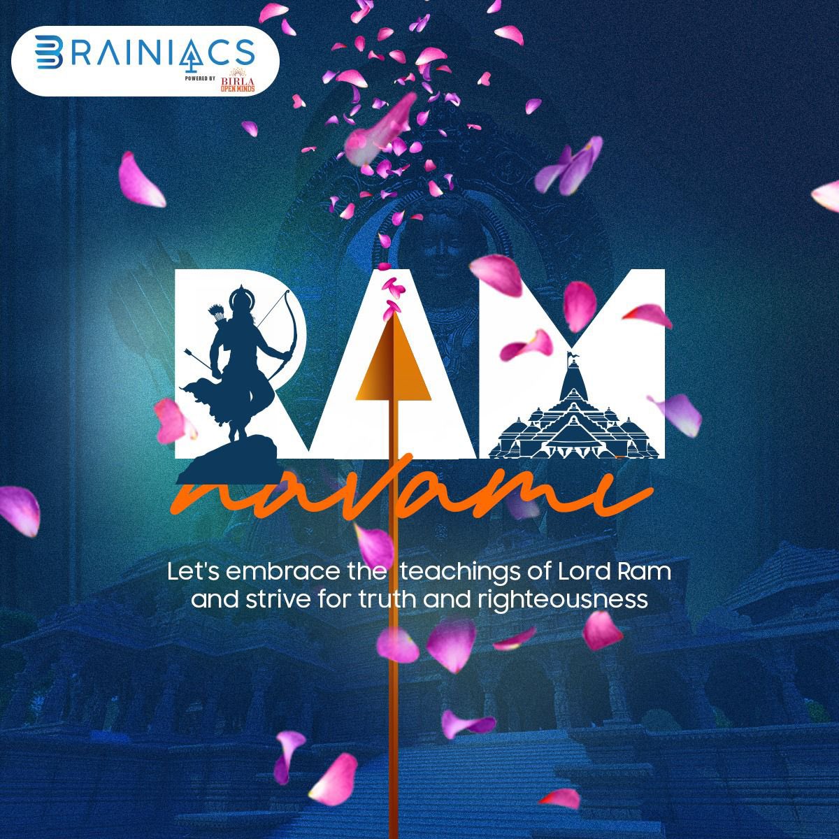 May the auspicious occasion of Ram Navami bring light, love, and prosperity into your life. 

Jai Shri Ram!💫

#Brainiacs #BirlaBrainiacs #HybridLearning #Homeschooling #Education #CambridgeCurriculum #HolisticDevelopment #PadhneKaNayaTarika #RamNavami #RamNavami2024 #JaiShriRam