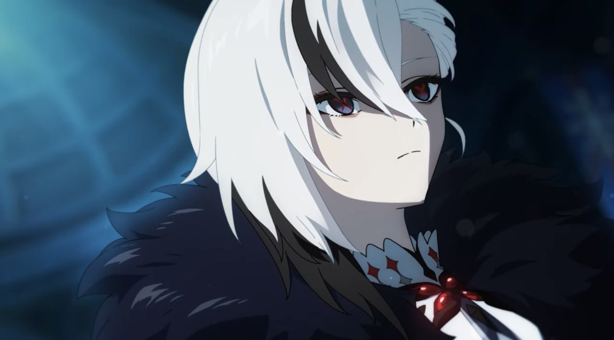 FazoWave's tweet photo. THE ARLE SHORT WAS AMAZING

- Her real name is Peruere
- She does have a curse (don’t know details)
- In the old HotH, kids were raised to fight their siblings to be ‘king’
- The Tsaritsa pardoned her and got her to join the Fatui

 (Cont.)
#GenshinImapact #arlecchino https://t.co/8hvVmMmwcm